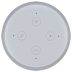 Amazon Echo dot with clock
