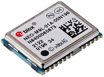 U-BLOX NEO-M9L-01A GNSS Module with 3D Sensors
